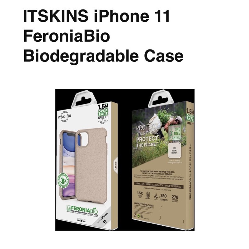 ITSKINS - FeroniaBio TERRA Biodegradable Case for Apple iPhone11