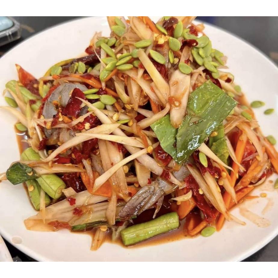 (12 ซอง/กล่อง) ปลาร้าผง ปลาร้าผงส้มตำ แซบละเบ๋อ รสนัวร์อีสานแท้  Fermented fish powder for Somtum - รูปที่ 5