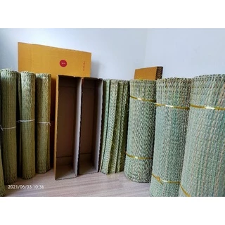 เสื่อกกจากธรรมชาติแท้ 100% เสื่อกกทอทั้งต้น (ลายดั้งเดิม) (Natural papyrus mat)