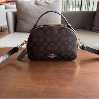 COACH SERENA SATCHEL IN SIGNATURE CANVAS  (COACH 1591)