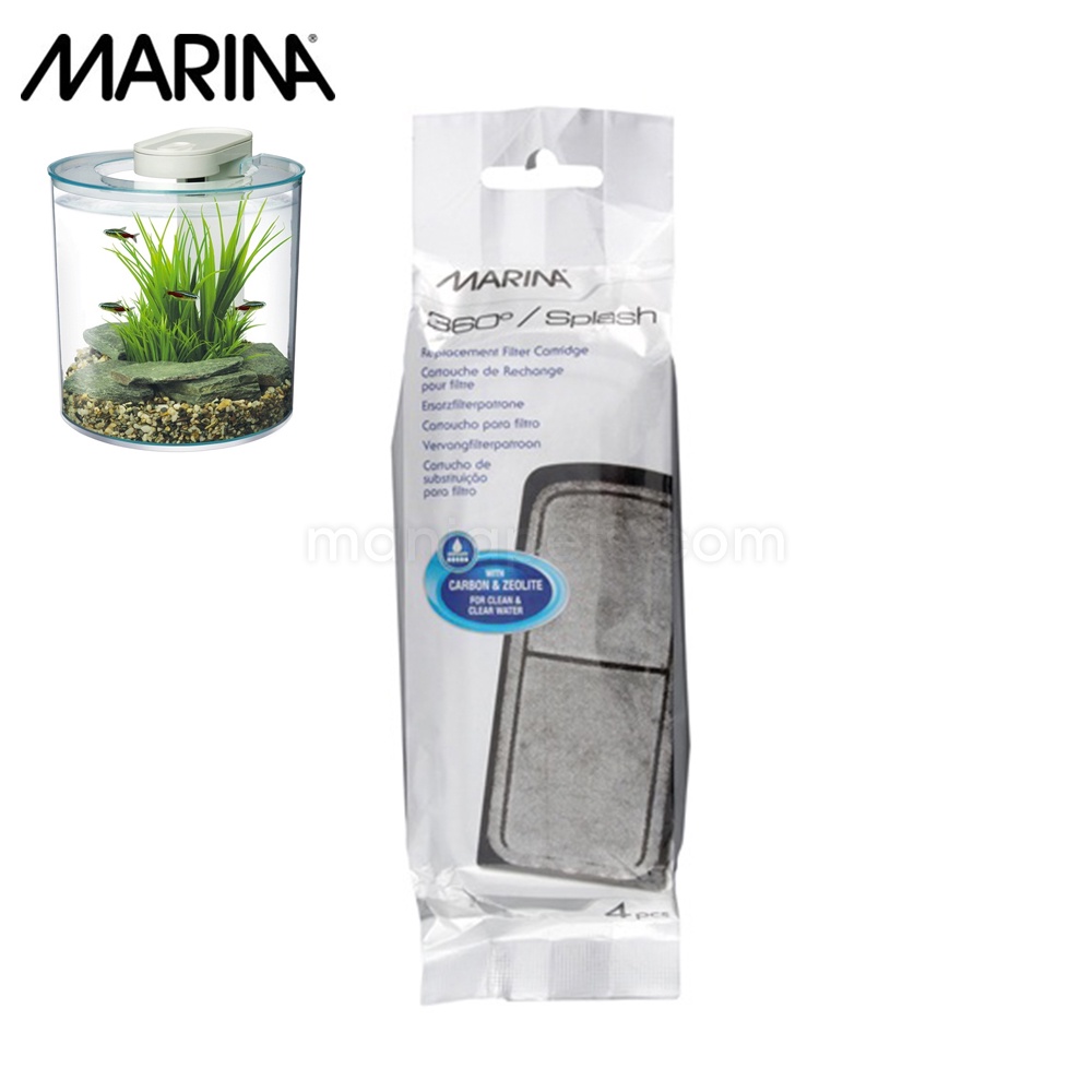 Marina 360% Degree Marina Splash Replacement Filter Cartridge - 4 แพ็ค
