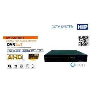 HIP CMX7016 เครื่องบันทึกภาพ 16CH แทนด้วย CMR8116 ได้