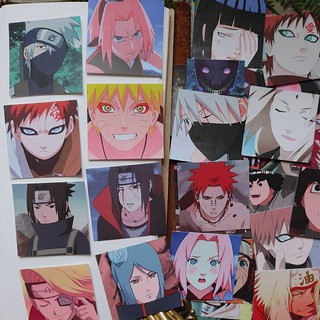 🎉สติกเกอร์นารูโตะ มี 2 ชุด 40 ชิ้น Sticker cartoon Naruto (สินค้าจากจีน)