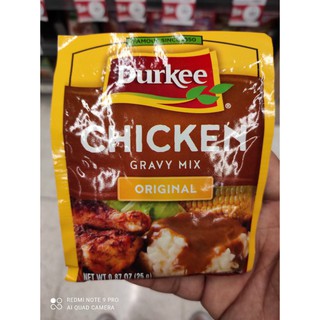 เดอร์กี้ผงทำน้ำเกรวี่รสไก่ 25กรัม Durky Chicken Gravy Powder 25g