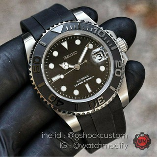 Seiko Modify Yacht Master สาย Rubber