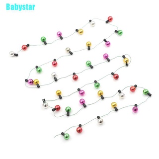 (Babystar) สายไฟพลาสติก หลากสีสัน สําหรับบ้านตุ๊กตา 1 เมตร