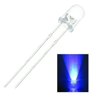 LED 5 MM หลอดใส 10 ชิ้น