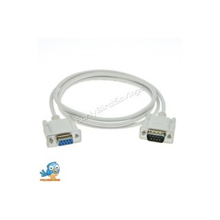 สาย RS232 RS232 PC Converter Extension Cable Male to Female M F Serial DB9