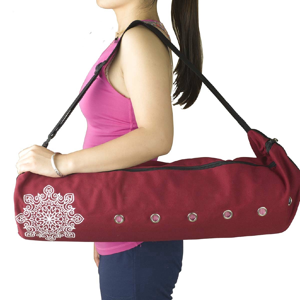 กระเป๋าผ้าใบ ขนาดใหญ่ สําหรับใส่เสื่อโยคะ gym bag กระเป๋า เสื่อโยคะ 瑜伽垫包เสื่อโยคะ เสื้อโยคะ เสื่อโยคะ adidas