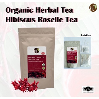 Harmony Life Hibiscus Roselle Tea ชากระเจี๊ยบแดงออร์แกนิก 12 ซองชา (32gm)