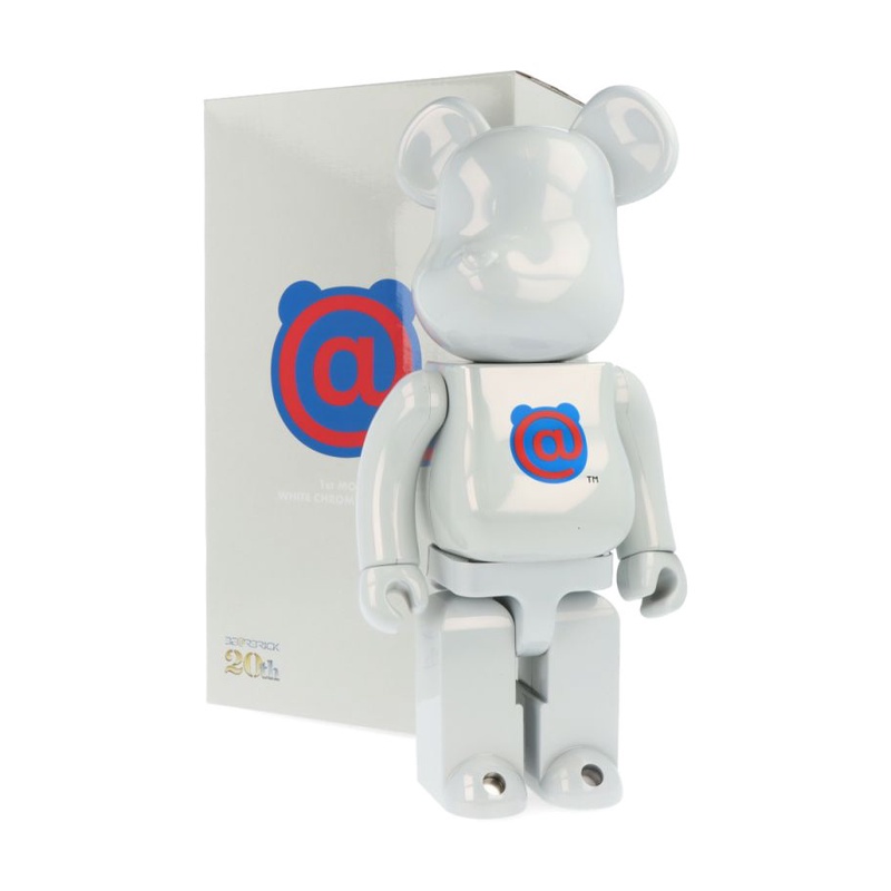 Bearbrick 1st Model White Chrome 400%