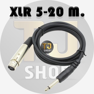 สายไมโครโฟน XLR 3 Pin to 6.35mm.