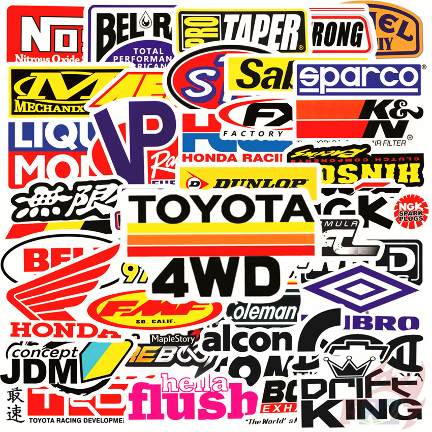 ❉ Motorcycle - JDM B.L. Logo Series 05 สติ๊กเกอร์ ❉ 50Pcs/Set Racing Moto ：Fans Collection DIY Mixed Doodle สติ๊กเกอร์