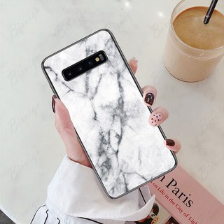 เคสโทรศัพท์มือถือพิมพ์ลาย Marble สําหรับ Samsung S 10 S 10 E S 10 + S10Plus