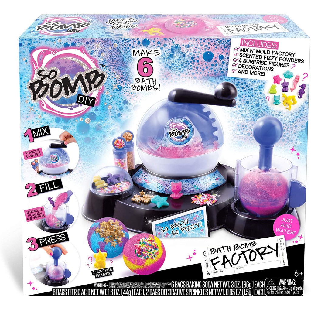 Canal Toys USA So Bomb DIY - Bath Bomb Factory, Multicolor