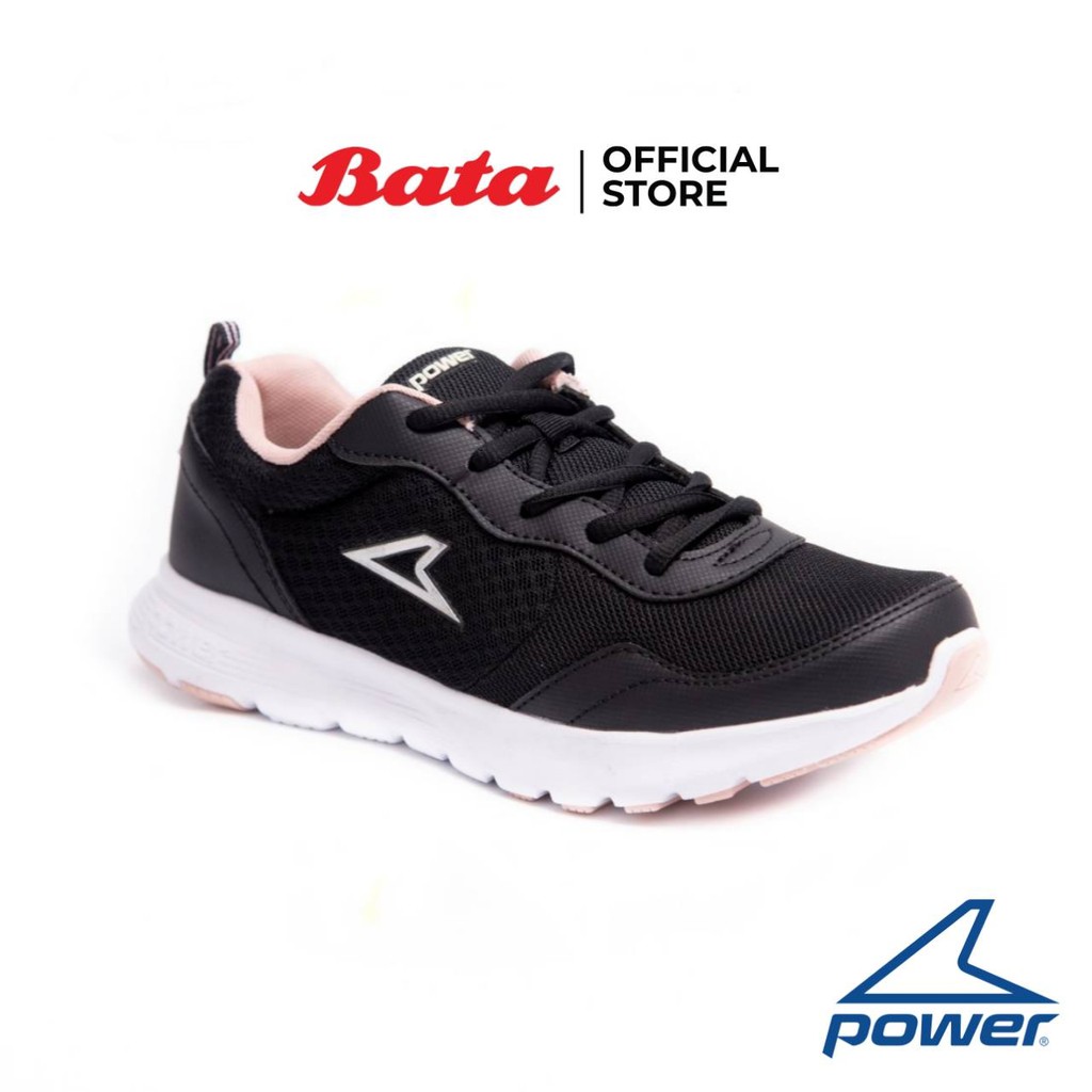 Bata Power Running รองเท้ากีฬาผู้หญิ่ง สำหรับวิ่ง รุ่น Wave Accent สีดำ - 5186002