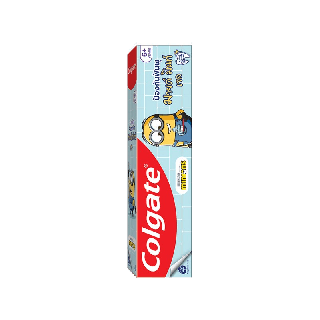 ยาสีฟัน คอลเกต รสมิ้นท์ตี้เจล มินเนี่ยน สำหรับเด็ก 40 กรัม ช่วยป้องกันฟันผุและเคลือบฟัน Colgate Minions Minty Gel Toothpaste