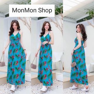 MONMONSHOP👗MON5880 Floral Printed Maxi Dress