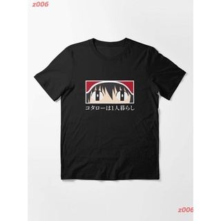 เสื้อยืดสีขาว Anime Eyes - Kotaro Lives Alone Essential T-Shirt เสื้อยืดพิมพ์ลาย เสื้อยืดชาย เสื้อเชิ้ตหญิง คอกลม เส