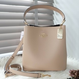 แท้💯📌 COACH TOWN BUCKET BAG In Beige