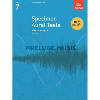 (โค้ดINCSM2Lลด70฿) ABRSM Specimen Aural Tests - Grades 7 (9781848492547)