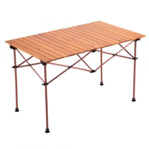 Coleman CM JP Natural Wood Roll Table Vintage 110 2000026802 โตีะท๊อปไม้