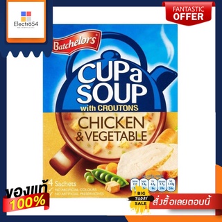 Batchelors Cup a Soup Chicken &amp; Vegetable with Croutons 110g ซุปไก่และผักกึ่งสำเร็จรูป