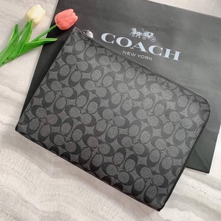 🖤 L-ZIP PORTFOLIO IN SIGNATURE CANVAS (COACH C3144)