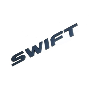 โลโก้ SWIFT ดำด้าน matte black LOGO SWIFT MATTE ติด Suzuki SWIFT ดำด้าน 1ชิ้น มีบริการเก็บเงินปลายทาง