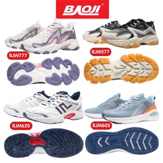 พร้อมส่ง🔥ผ้าใบพื้นวิ่ง BAOJI BJM607 BJM532 ไซส์ 41-45