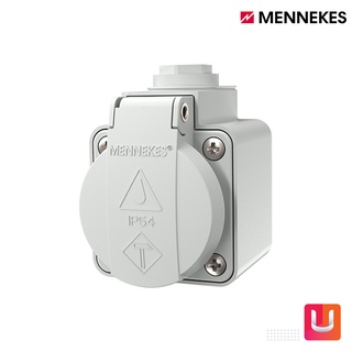 MENNEKES รหัส 10081 ปลั๊กตัวเมียติดลอยรุ่น SCHUKO ® IP44 2p+E 16A