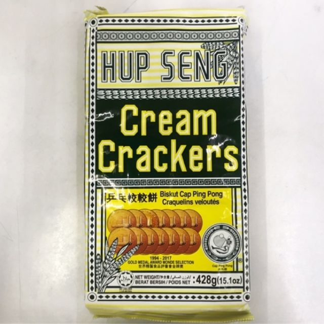 ขนมปังจืด Hup Seng Cracker ขนาด 428 g