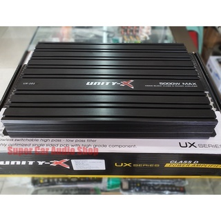 เพาเวอร์แอมป์ CLASS D 2 CH 5000W ยี้ห้อ UNITY-X POWER AMP คลาสดี สำหรับขับ ซับเบส 10-12 นิ้ว