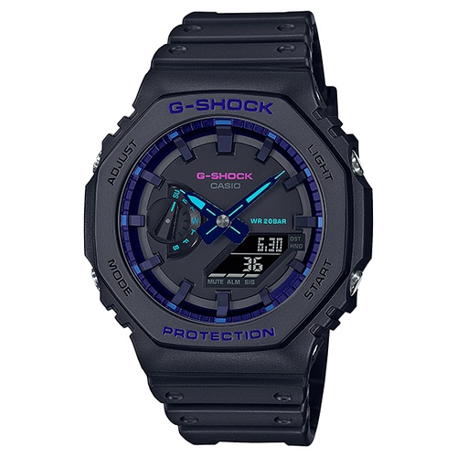 [ของแท้] Casio G-Shock นาฬิกาข้อมือ รุ่น GA-2100VB-1ADR  รับประกันศูนย์ CMG 1 ปี