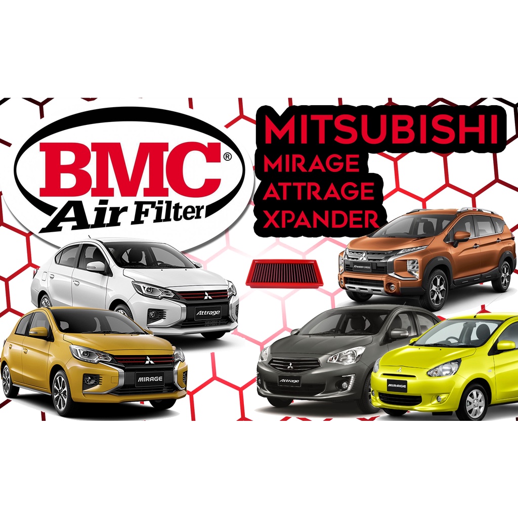 กรองอากาศ BMC Mitsubishi Mirage, Attrage, Xpander (Made in Italy)