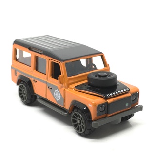 Majorette Land Rover Defender 110 - Orange Color /Wheels RTOF5UG /scale 1/60 (3 inches) no Package