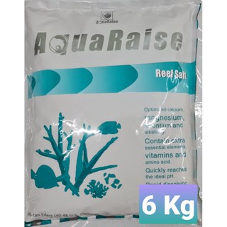 AquaRaise เกลือทำน้ำทะเล ขนาด 6 กิโล ต่อน้ำ 149-186 ลิตร