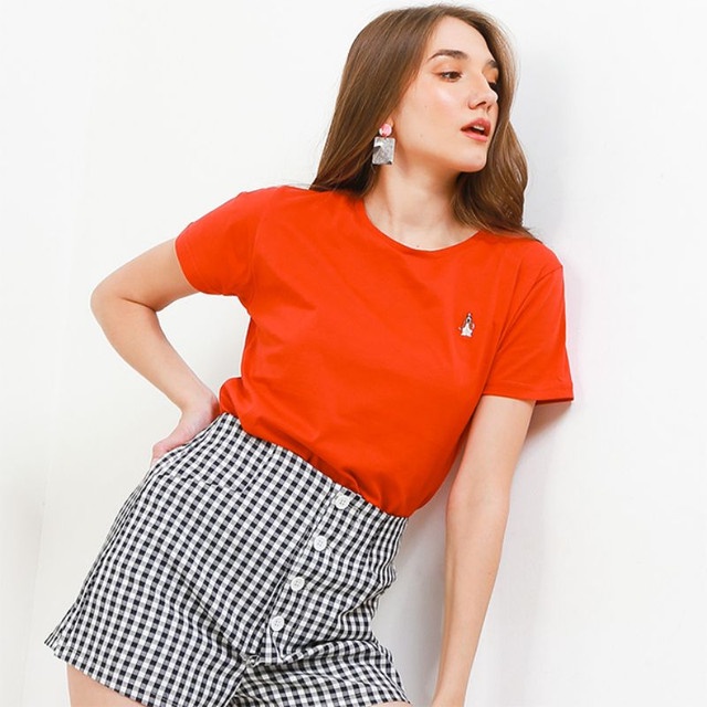 เสื้อยืดผู้หญิง Hush Puppies Taya 3 สีแดง