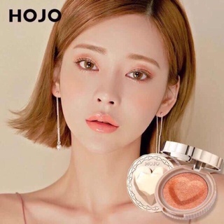 No.8005  Hojo eyeshadow โฮโจ อายแชร์โดว์ แพคเกจหัวใจ เนื่อดินน้ำมัน ติดทนตลอดวัน ทาตาสีสวย พกพาง่าย รูปหัวใจ  อายแชโดว