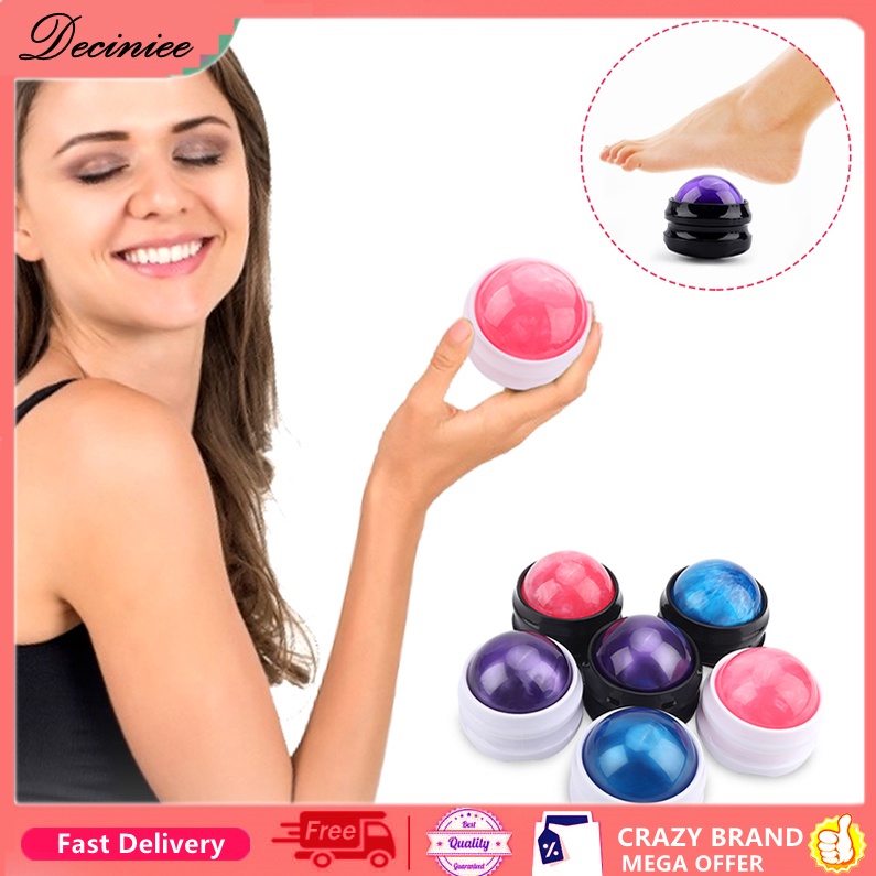 ลูกกลิ้งเรซิ่น 7 สี สําหรับนวดบําบัดร่างกาย หลัง มือ และกล้ามเนื้อ