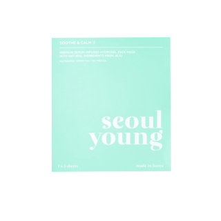 [JJ6EQ8Cลด100] มาร์คหน้าเกาหลี seoulyoung Soothe & Calm :) มาร์คหน้าลดสิว ลดผดผื่น จากการใส่หน้ากากอนามัย (3 แผ่น)