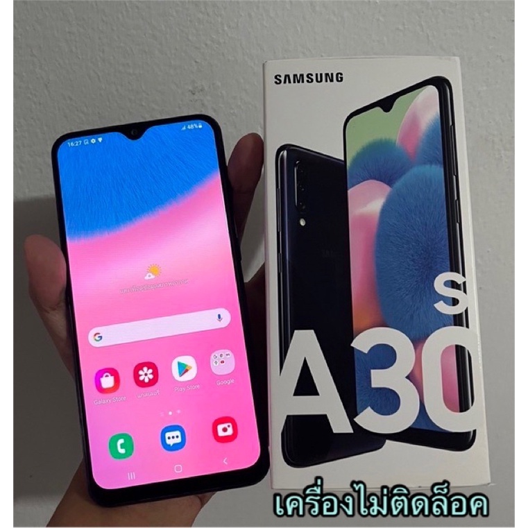 พร้อมส่งSamsung A30s แรม4/64 เครื่องแท้ศูนย์ไทยมือ2 สภาพใช้น้อย จอไม่เบิร์น