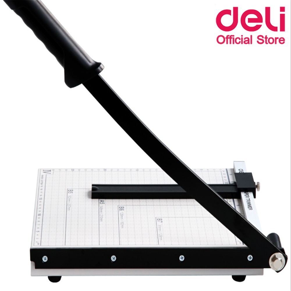 Deli 8013 Lever Paper Trimmer แท่นเหล็กตัดกระดาษ ขนาด B4 (380 x 300mm ...