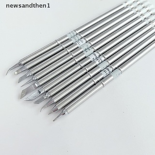 Newsandthen1 T12 หัวแร้งบัดกรีไฟฟ้า T12-K B2 BC2 ILS JL02 D24 KF สําหรับ Hakko fx951