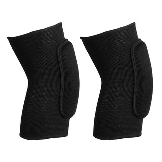 DECEBLE 1pair Elastic Elbow Knee Support Sports Knitted Sponge Protectors Elbow Pad Fitness Knee Pads