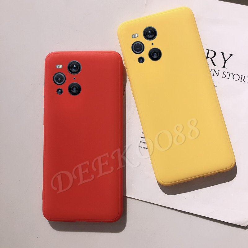 เคสโทรศัพท์ OPPO Find X3 Pro 2021 Phone Case Simple Color TPU Silicone Skin Feel Soft Cover เคส OPPO FindX3 Pro Casing