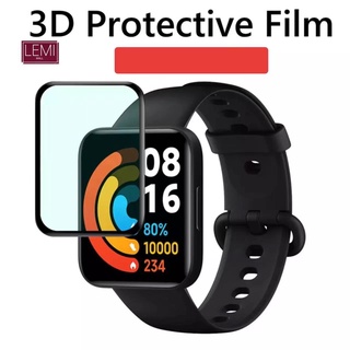 film Xiaomi Redmi watch 2 lite 3D เต็มจอ ฟิล์ม redmi watch2 lite พร้อมส่ง ฟิล์มกันรอย mi redmi watch 2 lite