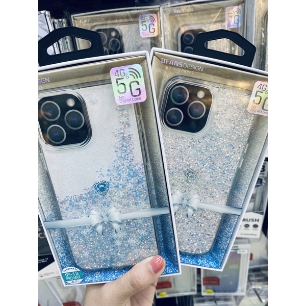 เคสDfanse iP เคสใสกันกระแทก กลิตเตอร์ สำหรับ iP 12 Pro Max/12Pro/12/12 mini/11 Pro Max/11 Pro/11/XS 