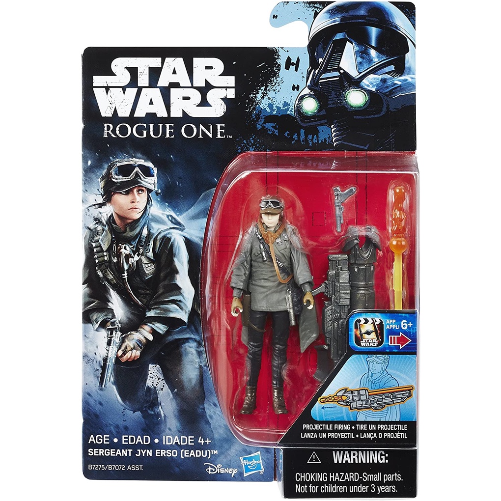 Star Wars Rogue One 3.75-Inch Figure Jyn Erso Eadu สตาร์วอร์ส โร้ควัน จิน เออร์โซ อีดู ขนาด 3.75 นิ้