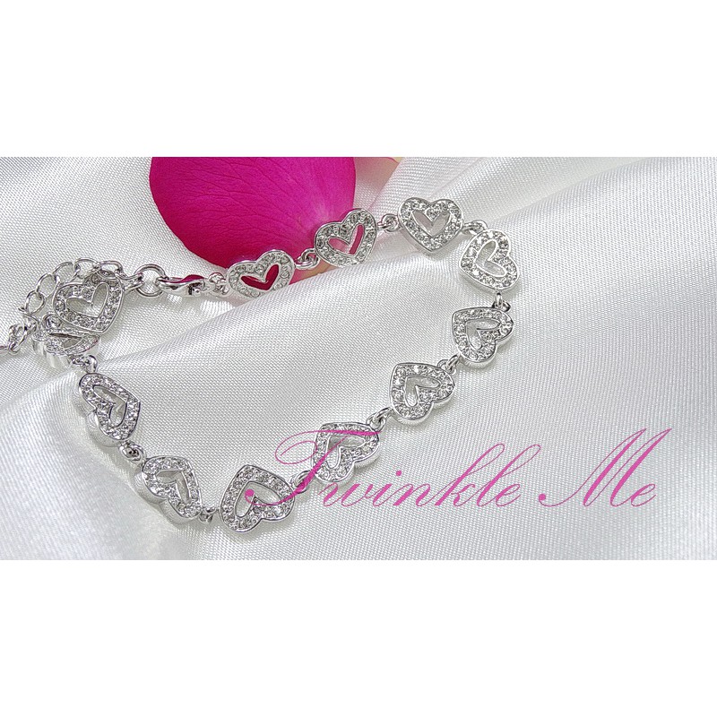 สร้อยข้อมือคริสตัล SWAROVSKI รหัสรุ่นB0127-CH